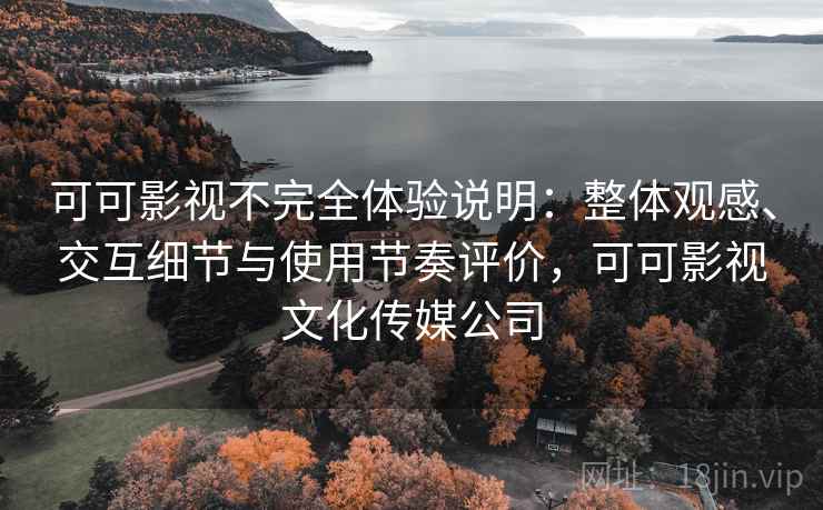 可可影视不完全体验说明：整体观感、交互细节与使用节奏评价，可可影视文化传媒公司  第2张