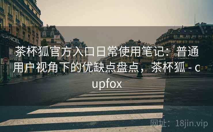 茶杯狐官方入口日常使用笔记：普通用户视角下的优缺点盘点，茶杯狐 - cupfox