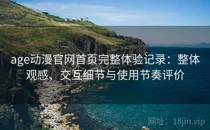 age动漫官网首页完整体验记录：整体观感、交互细节与使用节奏评价